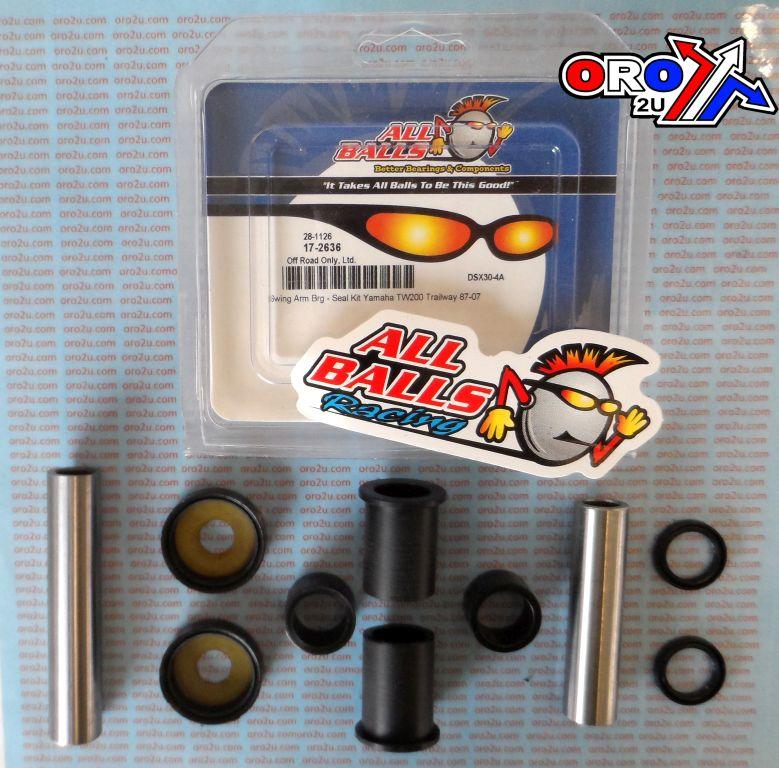 SWINGARM BEARING KIT ALLBALLS, ALLBALLS 28-1126 YAMAHA TW200 87-22 thumbnail 2
