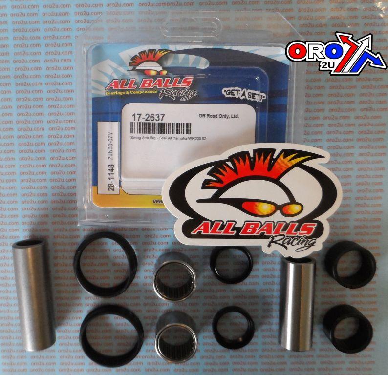 SWINGARM BEARING KIT ALLBALLS, ALLBALLS 28-1148 YAMAHA WR200 1992 thumbnail 2