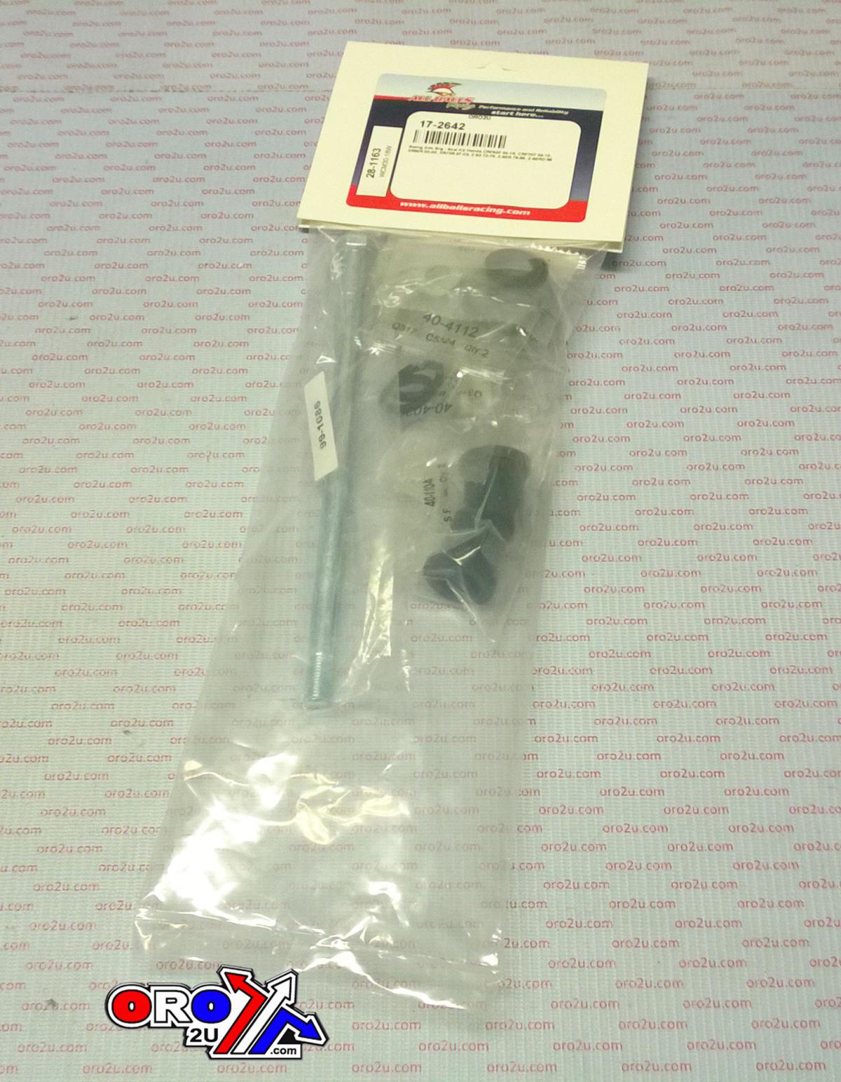 SWINGARM BUSH KIT CRF50, ALLBALLS 28-1163 HONDA XR50 thumbnail 3