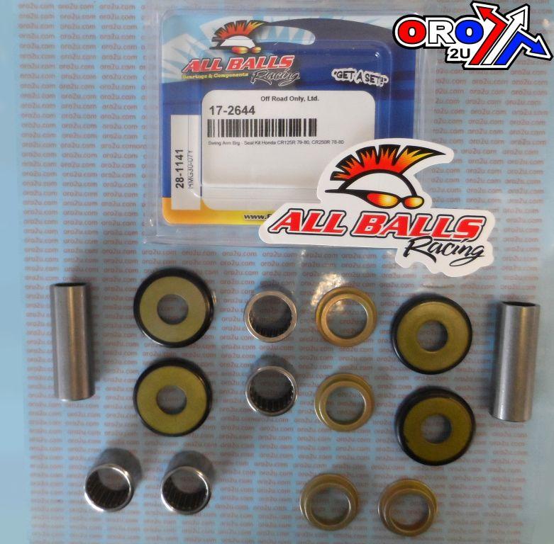 SWINGARM BEARING KIT ALLBALLS, ALLBALLS 28-1141 HONDA CR125/250R 78-80 thumbnail 2