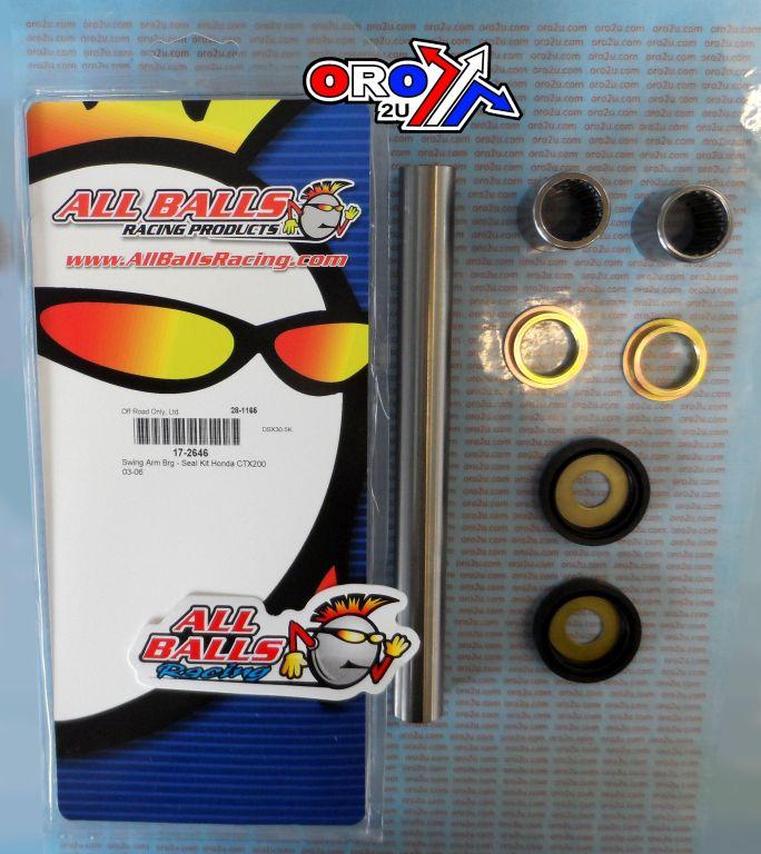SWINGARM BEARING KIT ALLBALLS, ALLBALLS 28-1165 HONDA CTX200 02-11 thumbnail 2