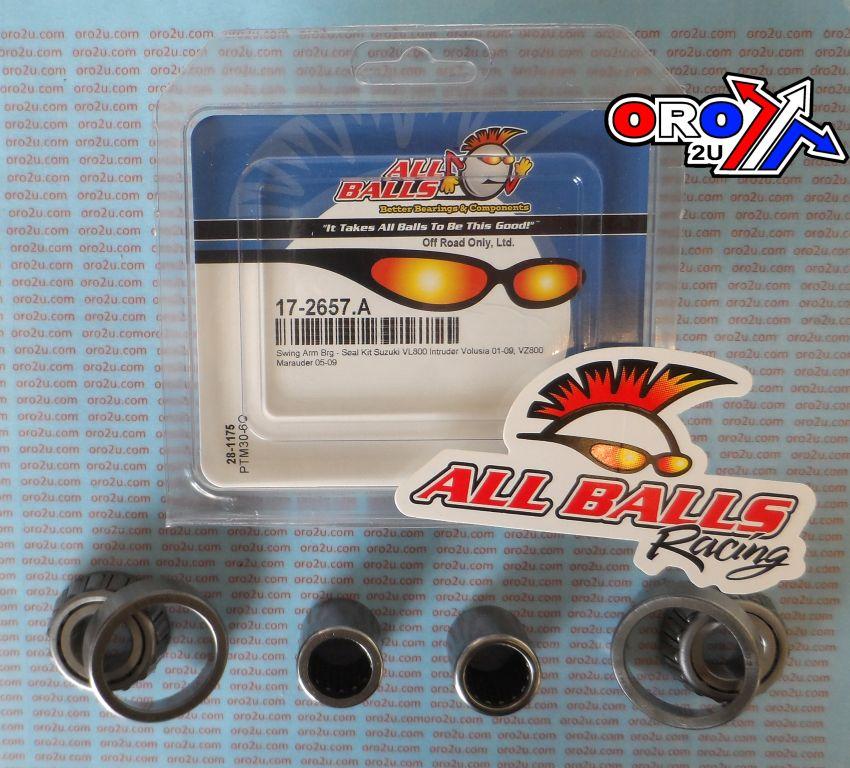 SWINGARM BEARING KIT ALLBALLS, ALLBALLS 28-1175 SUZUKI VL/VZ800 01-21 thumbnail 2