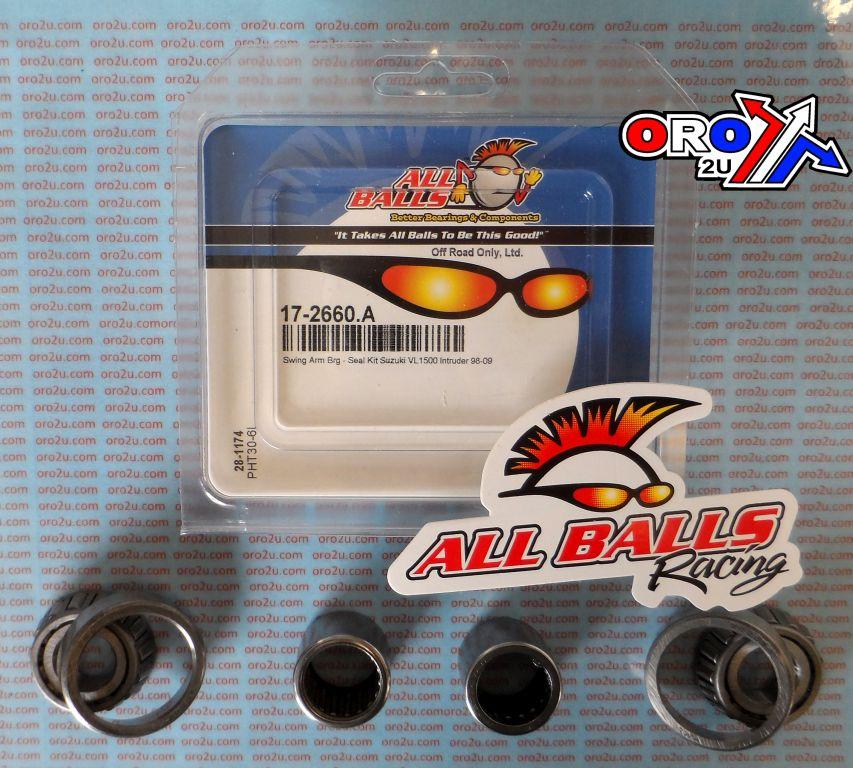 SWINGARM BEARING KIT ALLBALLS, ALLBALLS 28-1174 SUZUKI VL1500 98-09 thumbnail 2