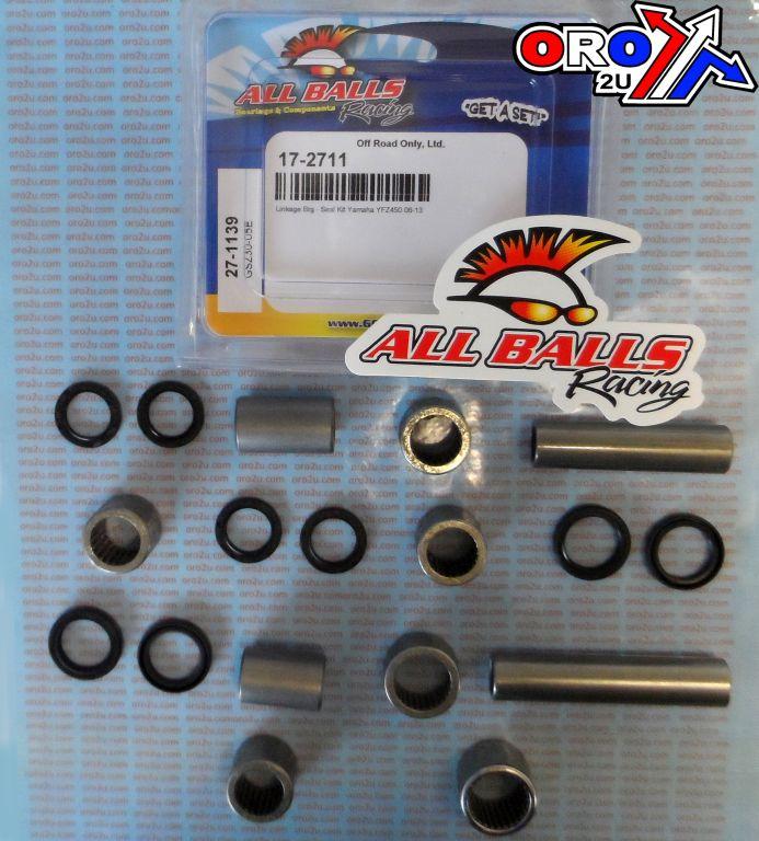 LINKAGE BEARING KIT YZF450, ALLBALLS 27-1139 YAMAHA, YFZ450 2006-2009 thumbnail 2