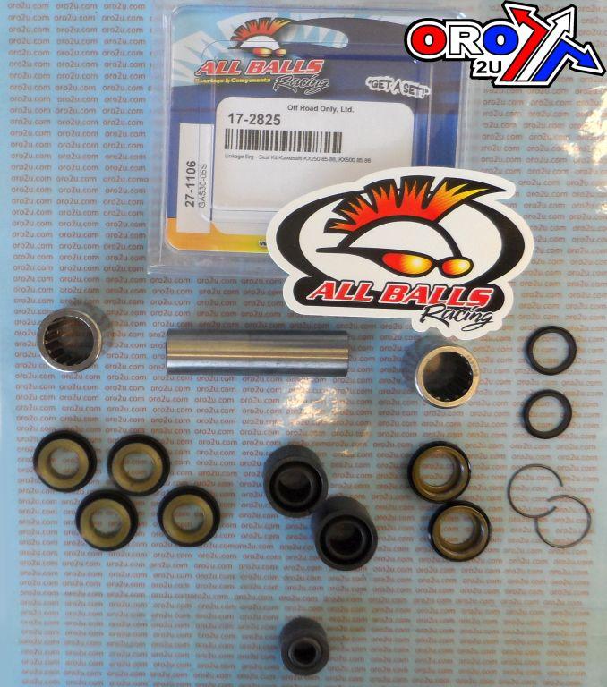 SWINGARM LINKAGE KIT KX 85-86, ALLBALLS 27-1106 KAWASAKI, KX250 85-86, KX500 85-86 thumbnail 2