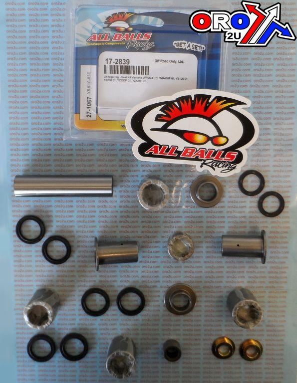 SWINGARM LINKAGE KIT WR, YZ, ALLBALLS 27-1067 YAMAHA MX thumbnail 2