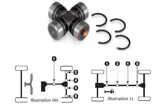 UNIVERSAL JOINT SPIDER ATV, BRONCO AT-08500 2HR-46187-00 thumbnail 4