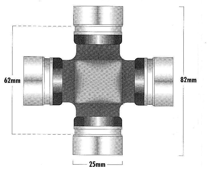 UNIVERSAL JOINT POLARIS, BRONCO AT-08501ATV503 thumbnail 3