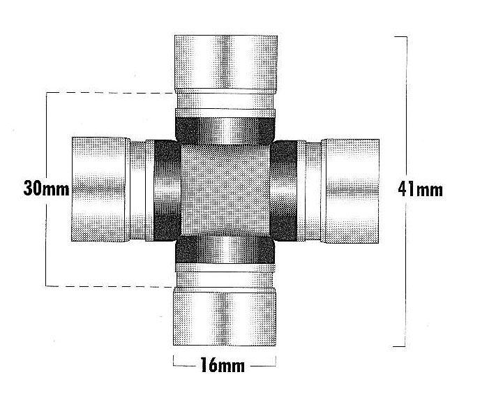UNIVERSAL JOINT KAWASAKI, ALLBALLS 19-1010 ATV700 thumbnail 3