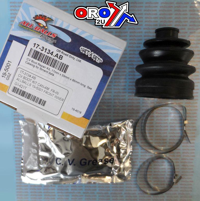 CV BOOT KIT CAN-AM FR-IN, ALLBALLS 19-5001 FRONT INNER thumbnail 2