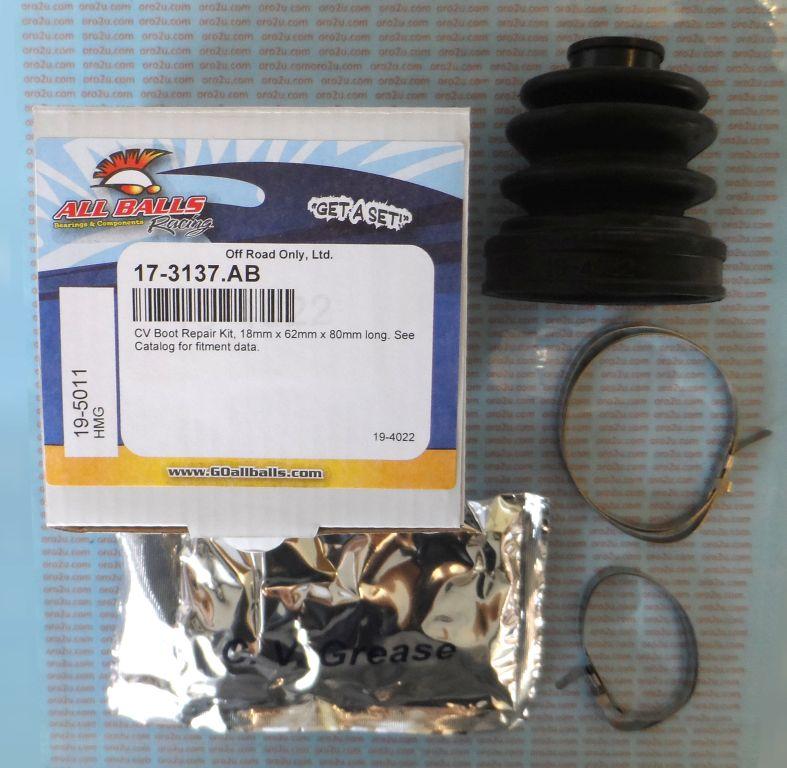 CV BOOT KIT HON/YAM/SUZ, ALLBALLS 19-5011 REAR INNER thumbnail 2