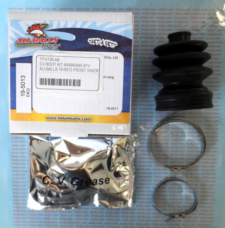 CV BOOT KIT KAWASAKI ATV FR.IN, ALLBALLS 19-5013 SIZE 17x54x84 thumbnail 2