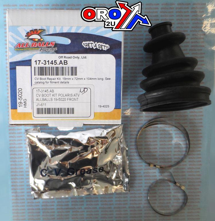 CV BOOT KIT POLARIS ATV, ALLBALLS 19-5020 FRONT thumbnail 2