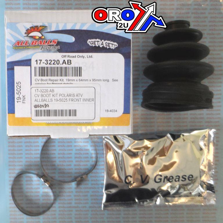 CV BOOT KIT POLARIS ATV, ALLBALLS 19-5025 FRONT INNER thumbnail 2