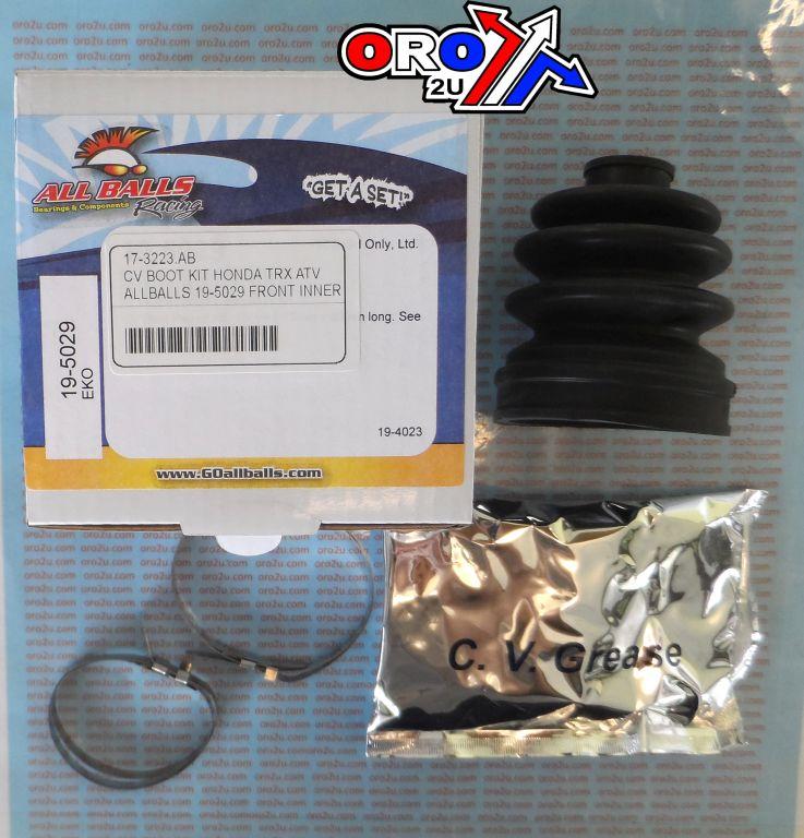 CV BOOT KIT HONDA TRX ATV, ALLBALLS 19-5029 SIZE 16x60x80 thumbnail 2