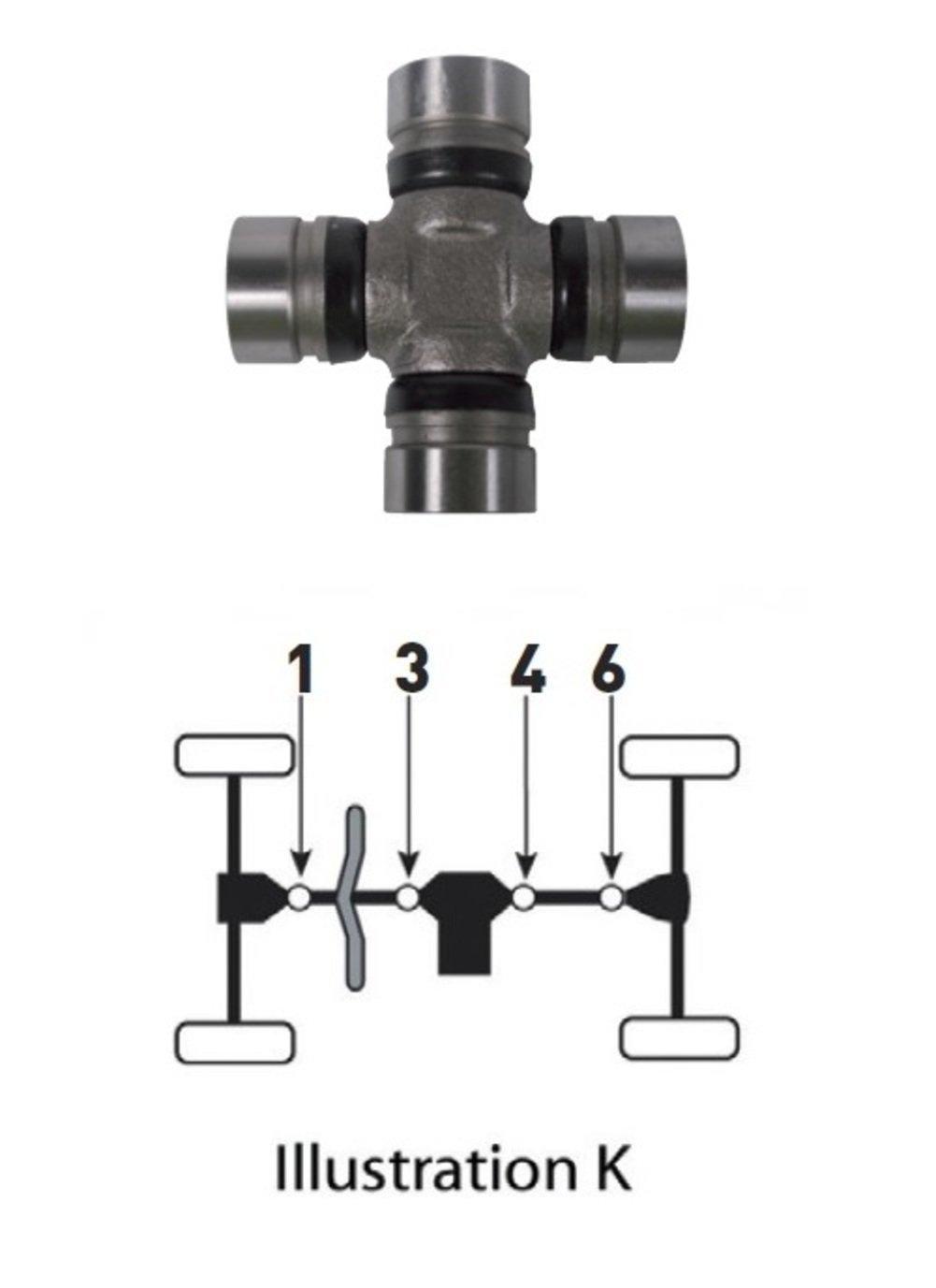 UNIVERSAL JOINT SUZUKI, BRONCO AT-08518 thumbnail 3