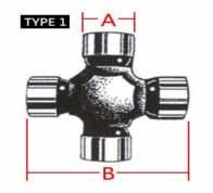 UNIVERSAL JOINT POLARIS, BRONCO AT-08507 ATV thumbnail 3