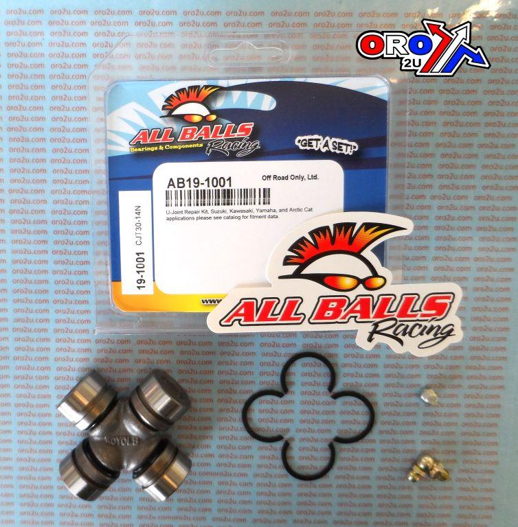 U-JOINT KIT 87-15 ARCTIC CAT KAWASAKI SUZUKI YAMAHA ALL BALLS 19-1001 thumbnail 2