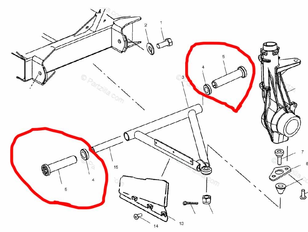 BUSH KIT /8PC POLARIS thumbnail 2