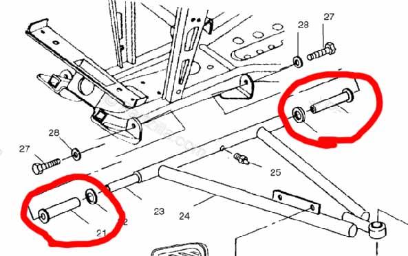 A-ARM BUSH KIT/8 POLARIS thumbnail 2
