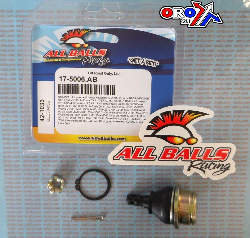UPPER, LOWER BALL JOINT KIT, ALLBALLS 42-1033 HONDA TRX thumbnail 2