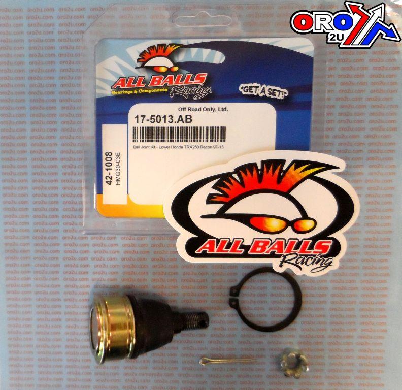 LOWER BALL JOINT KIT TRX250, ALLBALLS 42-1008 thumbnail 2