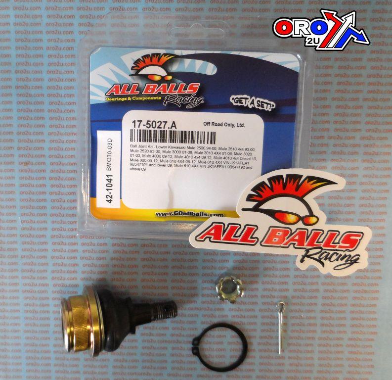 LOWER BALL JOINT KIT MULE UTV, ALLBALLS 42-1041 KAWASAKI thumbnail 2