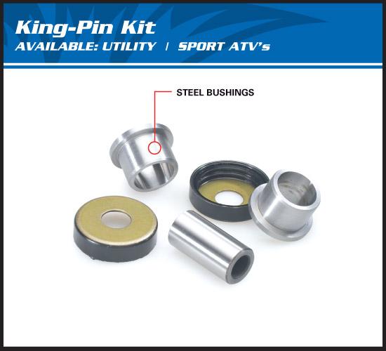 KING PIN SET ALLBALLS 42-1010, HONDA TRX200SX 86-87 thumbnail 4