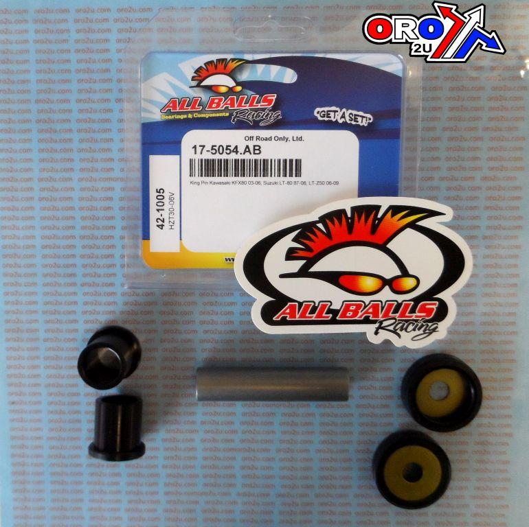 KING PIN SET KAW SUZ LT80 KFX, ALLBALLS 42-1005 LT-Z50 thumbnail 2
