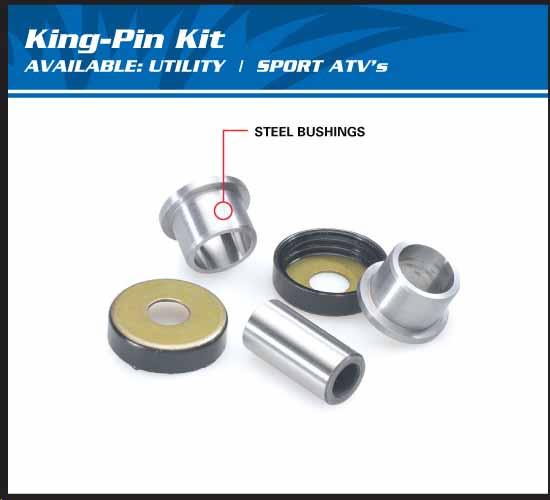 KING PIN SET YAMAHA YFM, ALLBALLS 42-1002 YFA1 thumbnail 4