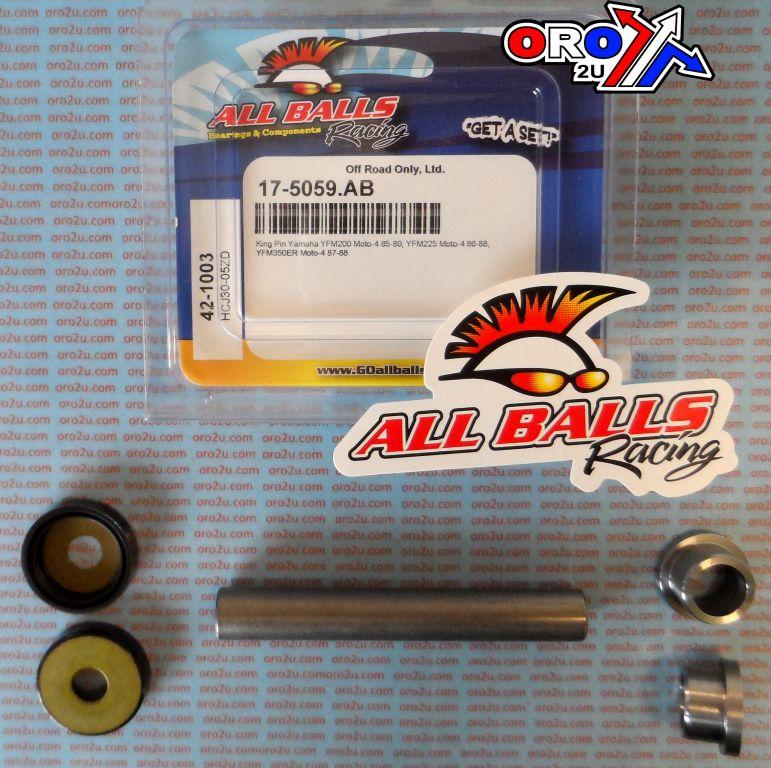 KING PIN SET ALLBALLS 42-1003, YAMAHA YFM200/225/350 thumbnail 2