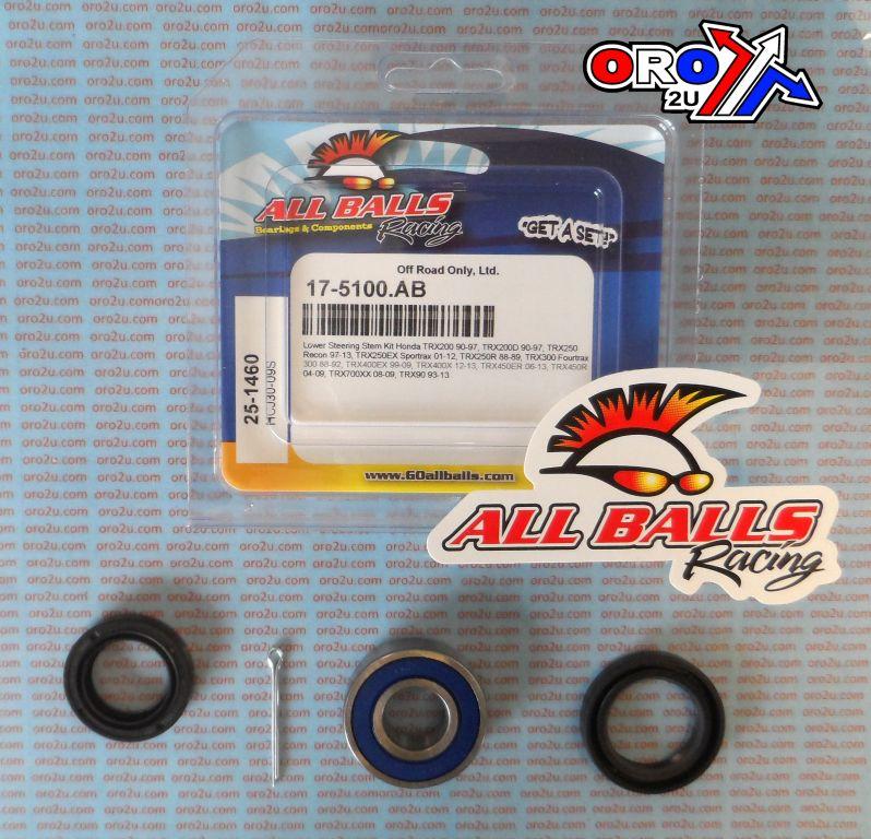LOWER STEERING BEARING KIT, ALLBALLS 25-1460 HONDA thumbnail 2
