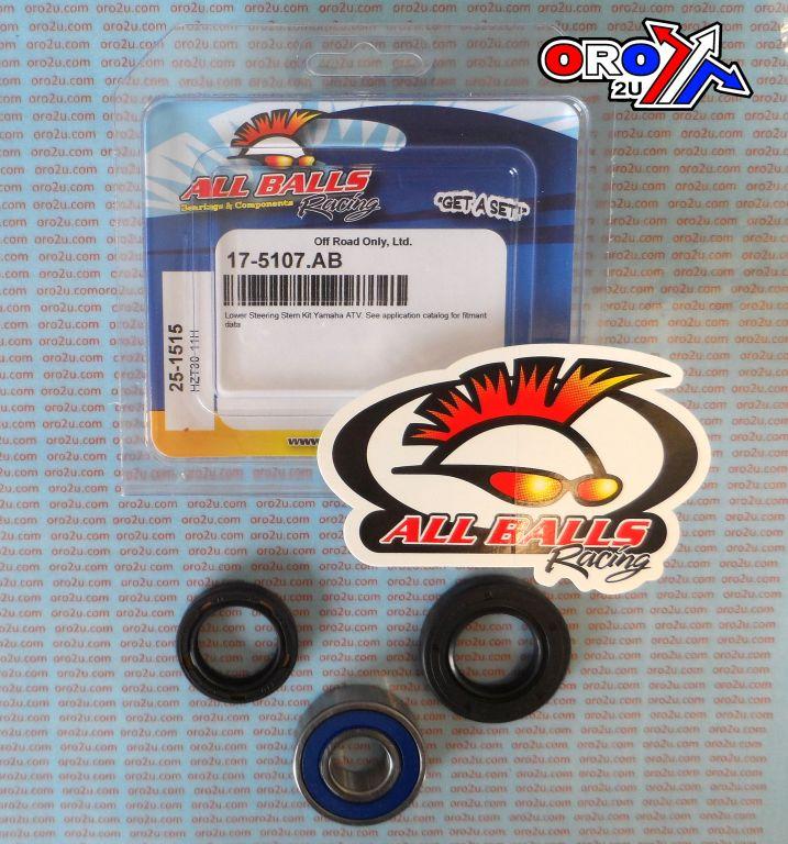 LOWER STEERING BEARING KIT, ALLBALLS 25-1515 YAMAHA thumbnail 3