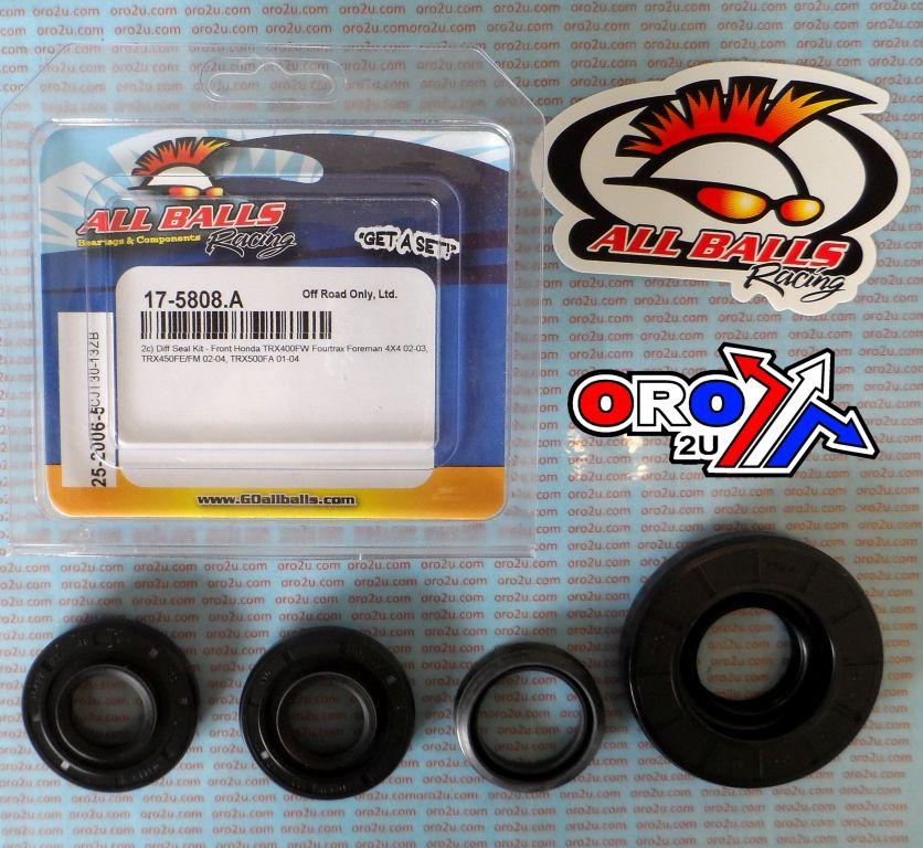 DIFFERENTIAL SEAL KIT TRX ATVS, ALLBALLS 25-2006-5 400/450/500 thumbnail 2