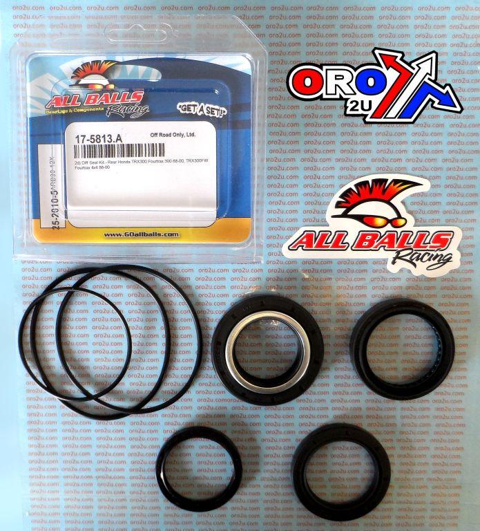 DIFFERENTIAL SEAL KIT TRX300, ALLBALLS 25-2010-5 REAR HONDA, OLD Part Number 17-5813.AB thumbnail 2