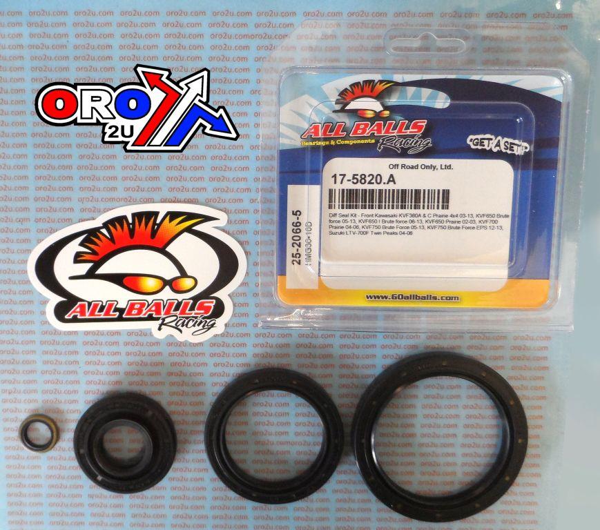 DIFFERENTIAL SEAL KIT KVF, ALLBALLS 25-2066-5 thumbnail 2