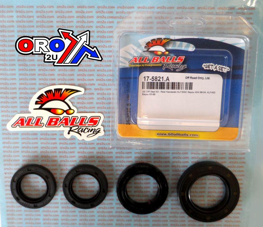 DIFFERENTIAL SEAL KIT KLF300, ALLBALLS 25-2020-5 REAR KAW thumbnail 2