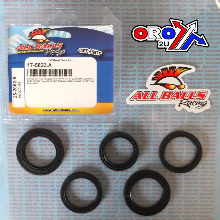 DIFFERENTIAL SEAL KIT KVF KFX, ALLBALLS 25-2062-5 LTV-700F thumbnail 2