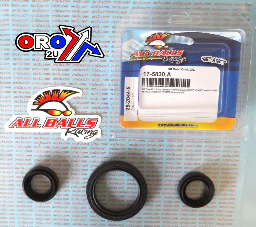 DIFFERENTIAL SEAL KIT YFM, ALLBALLS 25-2044-5 FRONT ATV thumbnail 2