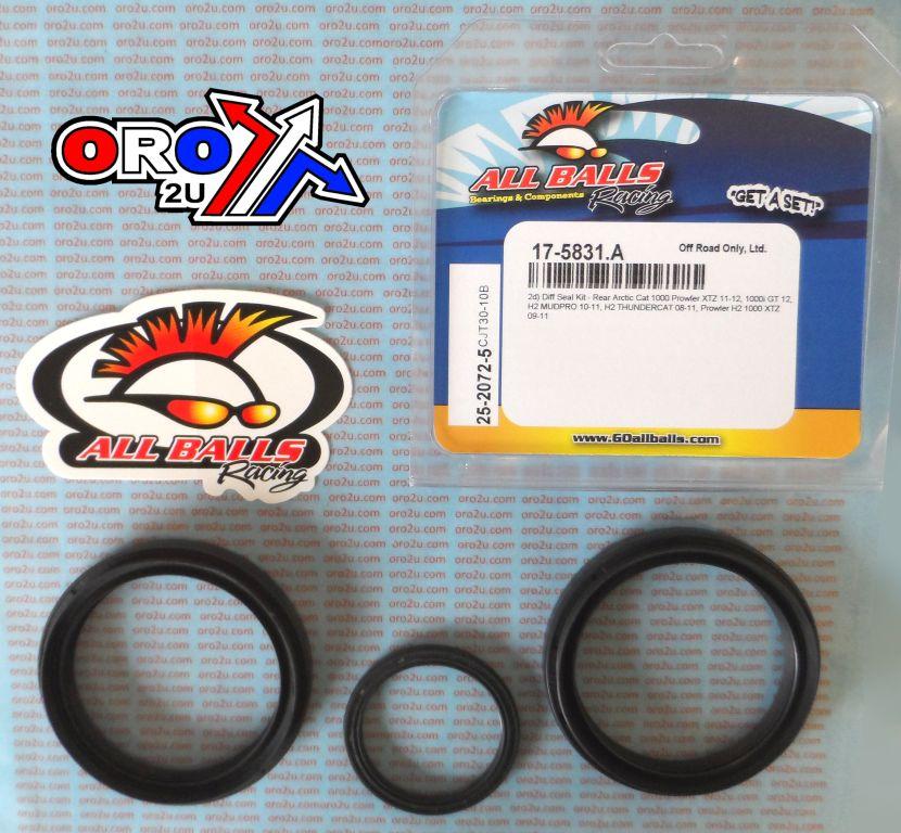 DIFFERENTIAL SEAL KIT A-CAT, ALLBALLS 25-2072-5 Arctic Cat thumbnail 2