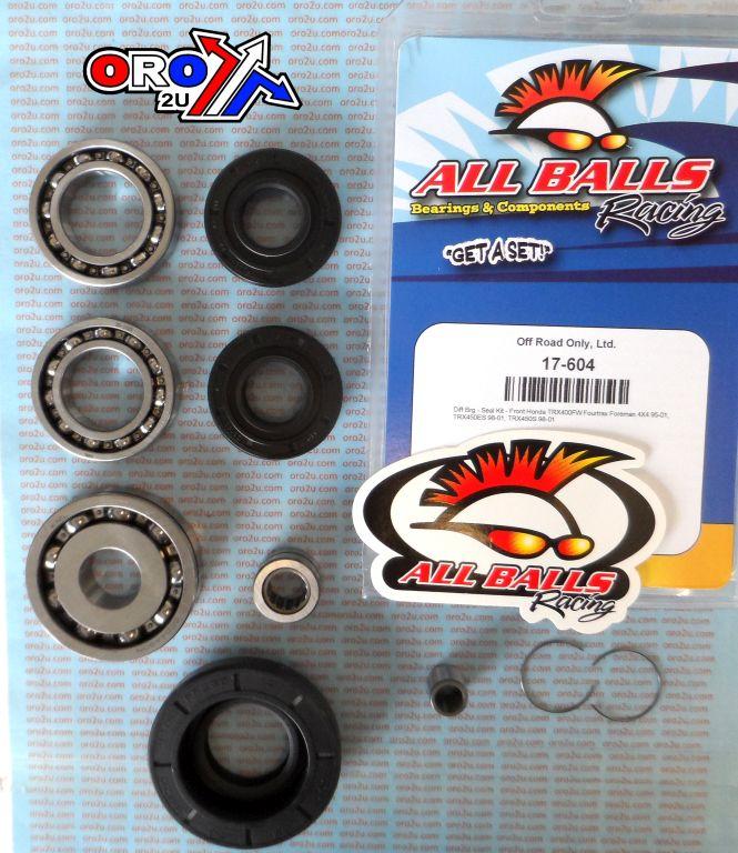 DIFFERENTIAL KIT TRX400, ALLBALLS 25-2004 FRONT HONDA thumbnail 2