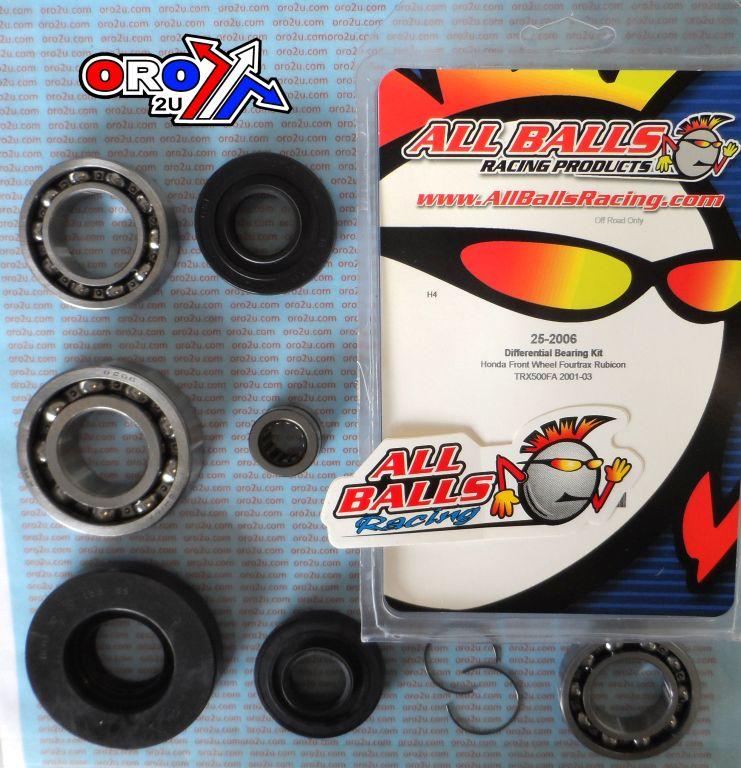 DIFFERENTIAL KIT TRX400/450/50, ALLBALLS 25-2006 FRONT HONDA thumbnail 2