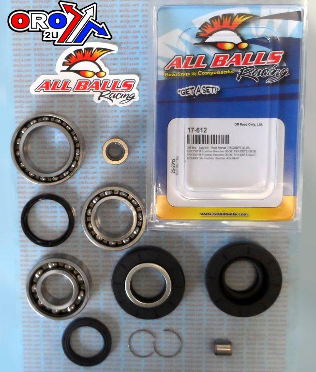 DIFFERENTIAL KIT REAR HONDA, ALLBALLS 25-2012 thumbnail 2