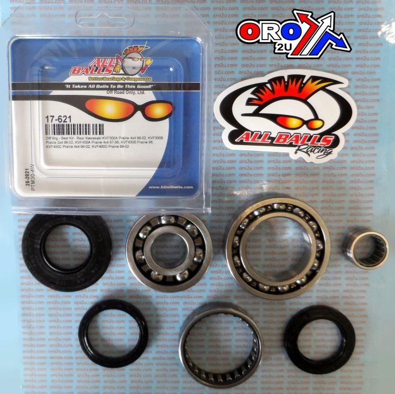 DIFFERENTIAL KIT REAR KAWASAKI, ALLBALLS 25-2021 thumbnail 2
