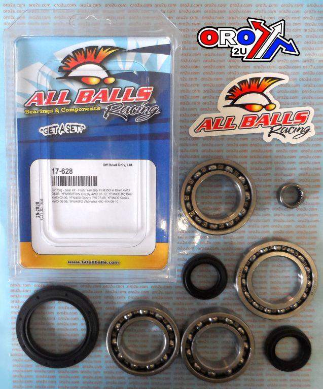 DIFFERENTIAL KIT FRONT YAMAHA, ALLBALLS 25-2028 thumbnail 2