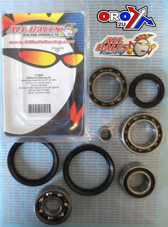 DIFFERENTIAL KIT ARCTIC CAT, ALLBALLS 25-2050 thumbnail 2