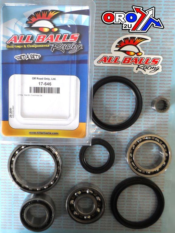 DIFFERENTIAL KIT ARCTIC CAT, ALLBALLS 25-2051 thumbnail 2