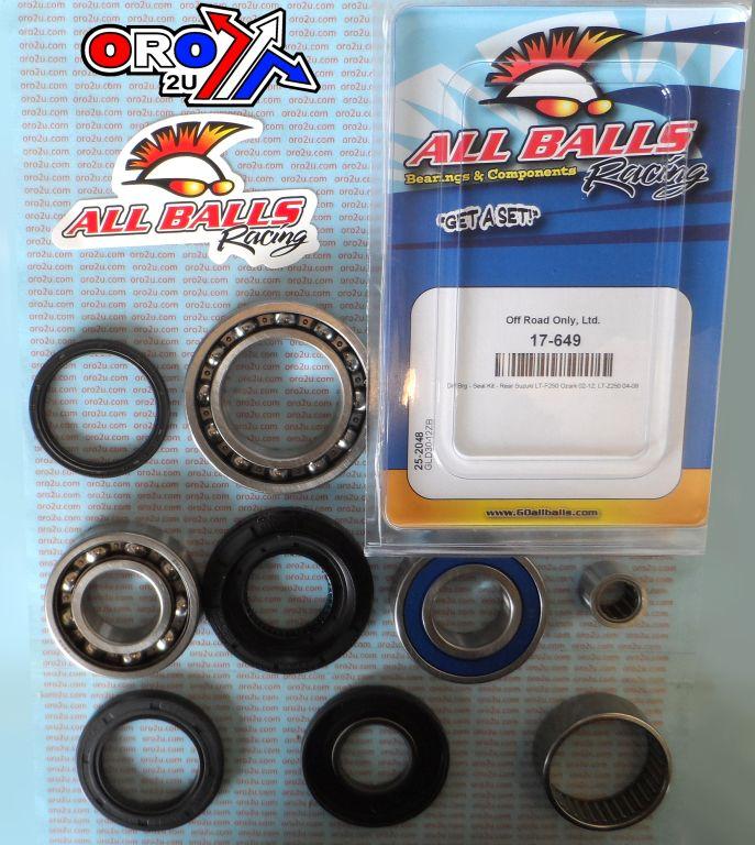DIFFERENTIAL KIT REAR SUZUKI, ALLBALLS 25-2048 LT-F LT-Z thumbnail 2