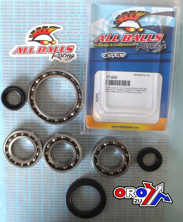 DIFFERENTIAL KIT FRONT YAMAHA, ALLBALLS 25-2044 thumbnail 2