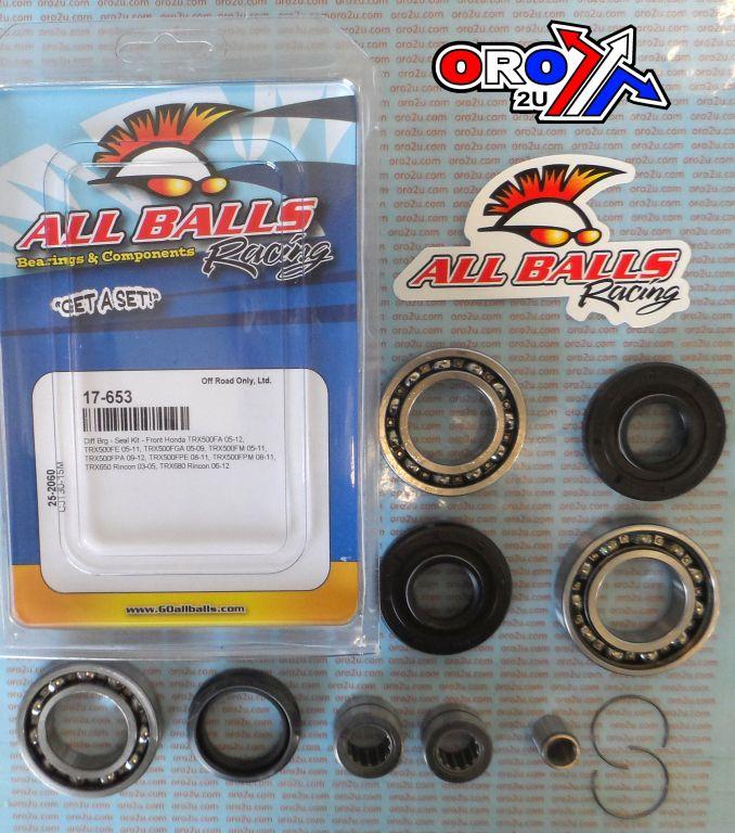 DIFFERENTIAL KIT FRONT HONDA, ALLBALLS 25-2060 thumbnail 2